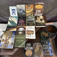 Lot of 17 John Grisham Hardcover Novels w/ Dust Jackets