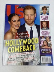 US Weekly Magazine Jan 1 2024 Meghan Prince Harry Matthew Perry Tom Cruise Love